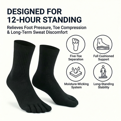 Tactical 24/7 Long Standing Recovery Toe Socks