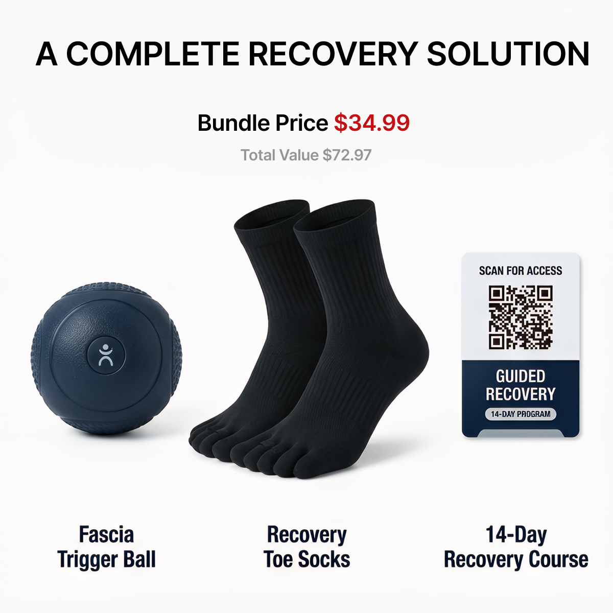 Tactical 24/7 Long Standing Recovery Toe Socks